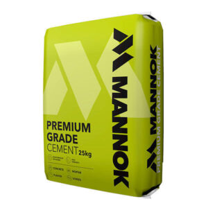 Mannok Premium Grade Cement 25kg Paper Bag