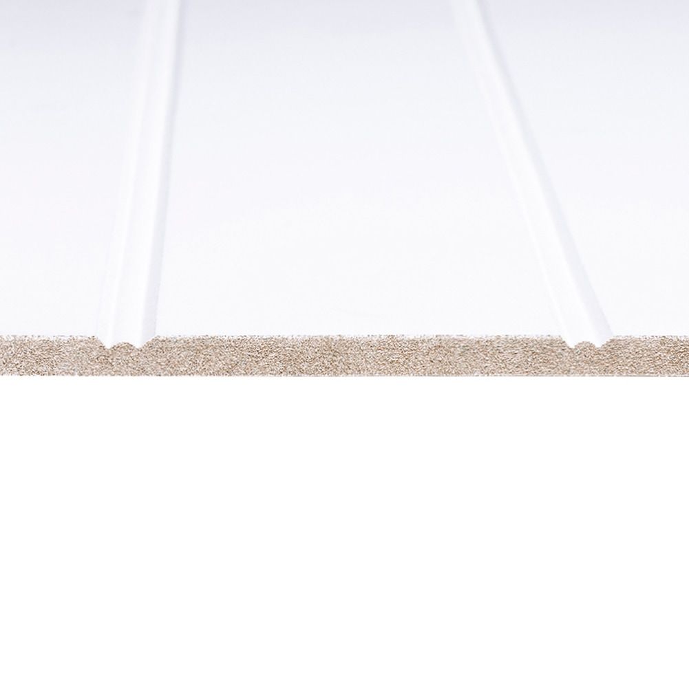 9mm Bead & Butt Primed Long Grooved Moisture Resistant MDF 2440mm x 1220mm (8′ X 4′)