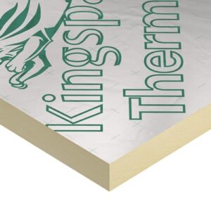 100mm Kingspan ThermaWall TW55 PIR Insulation Board 2400mm x 1200mm (8' x 4') Pack of 3