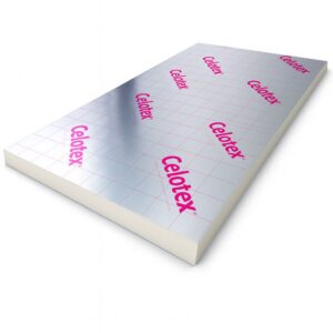 100mm Celotex GA4100 PIR Insulation Board 2400mm x 1200mm (8′ x 4′) 2.88m2