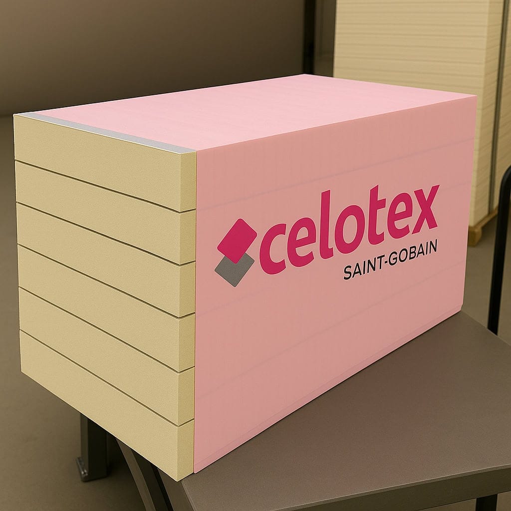 100mm Celotex CW4100 Cavity Wall Insulation Board 1200mm x 450mm 3.24m2 Pack of 6 (3.24m2)