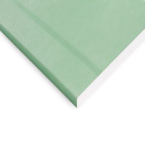 12.5mm Knauf Moisture Panel Plasterboard Tapered Edge 2400mm x 1200mm (8′ x 4′)