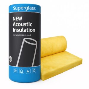 25mm Superglass Acoustic Partition Roll Insulation 27.00m2 Roll