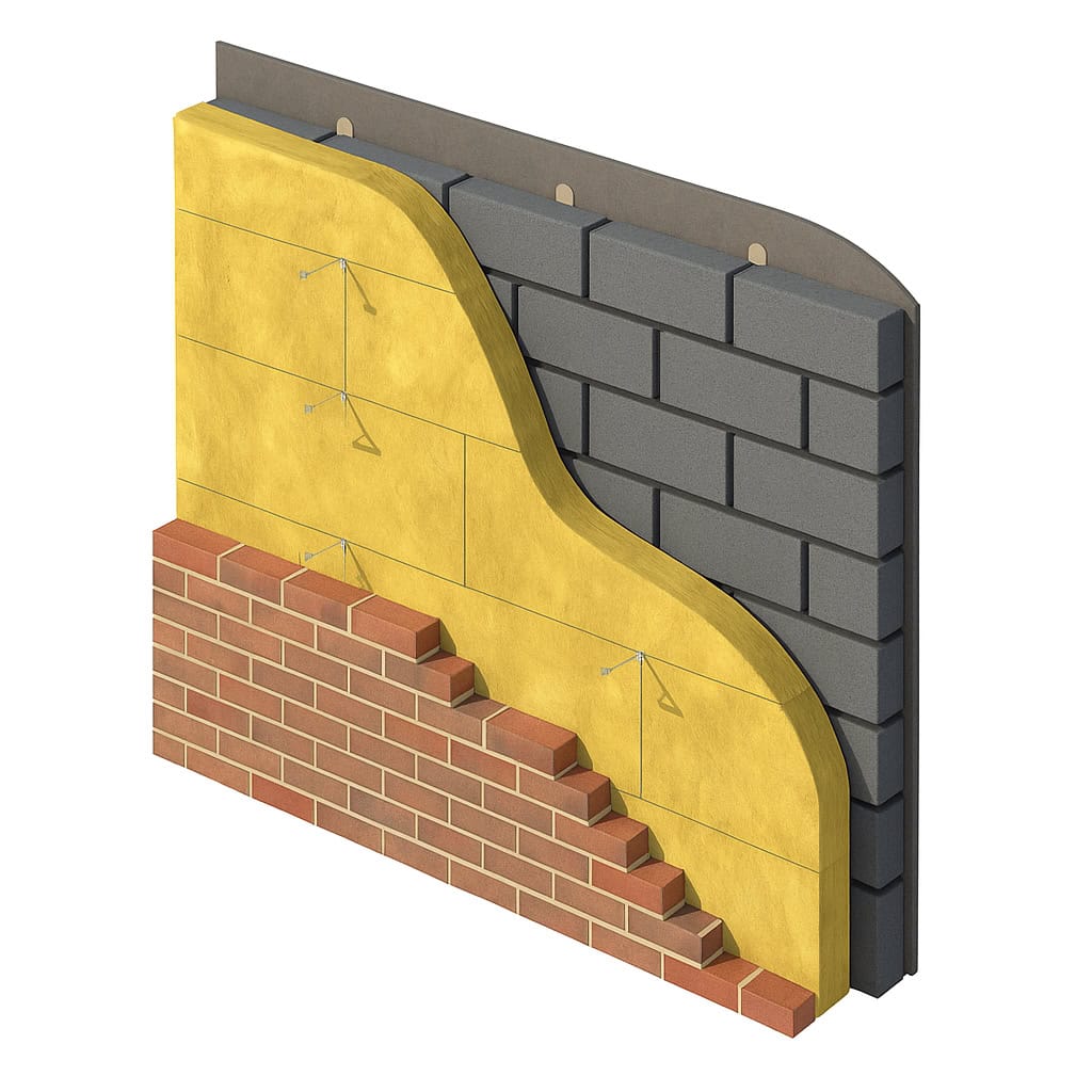 75mm Superglass Superwall 32 Cavity Wall Slab 4.37m2 Pack