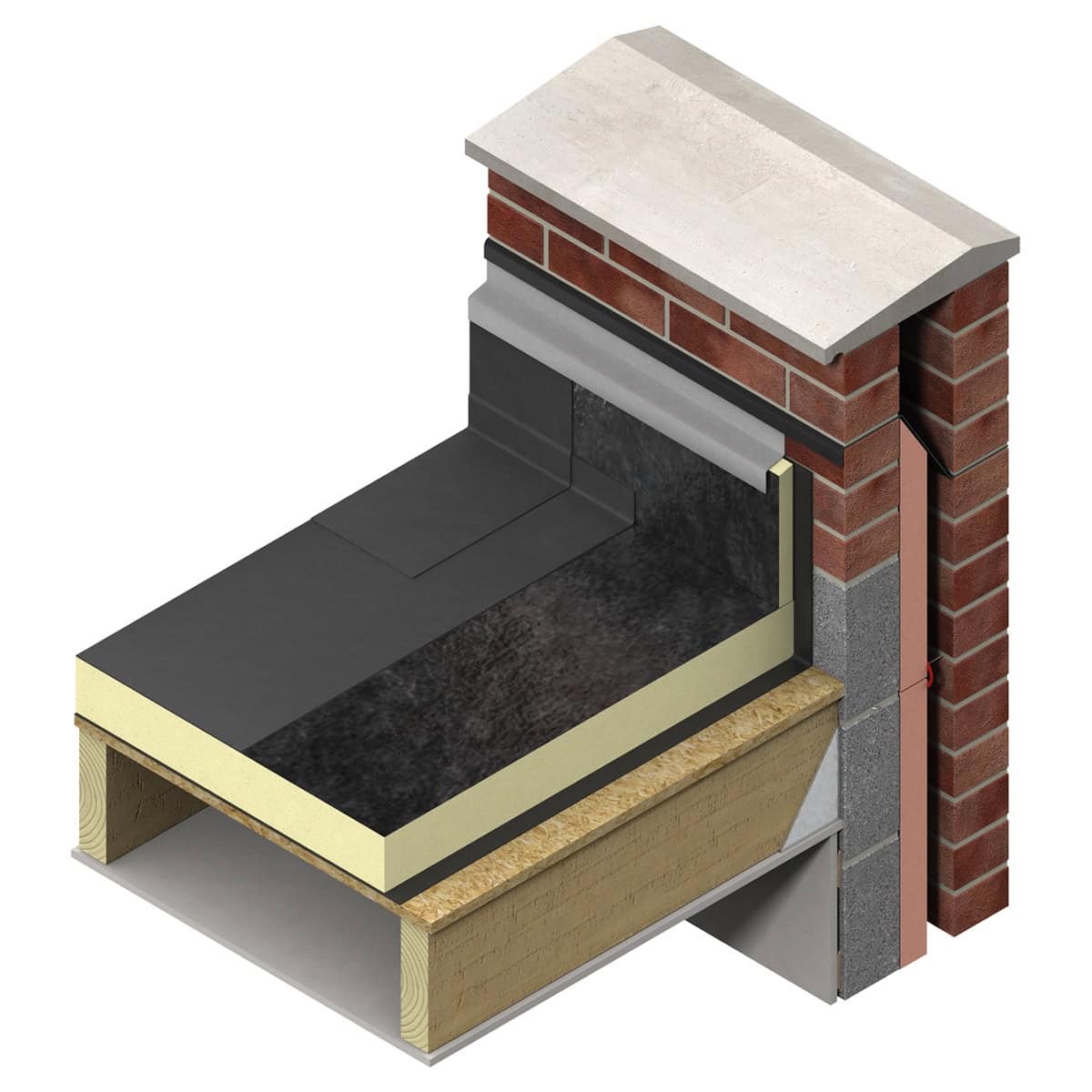 100mm Kingspan Thermaroof TR24 Flat Roof PIR Insulation Board 1200mm x 600mm Pack of 5 (3.60m2)