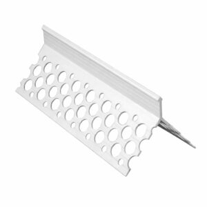 10mm White Plastic Angle Bead 2.5m Pack of 50