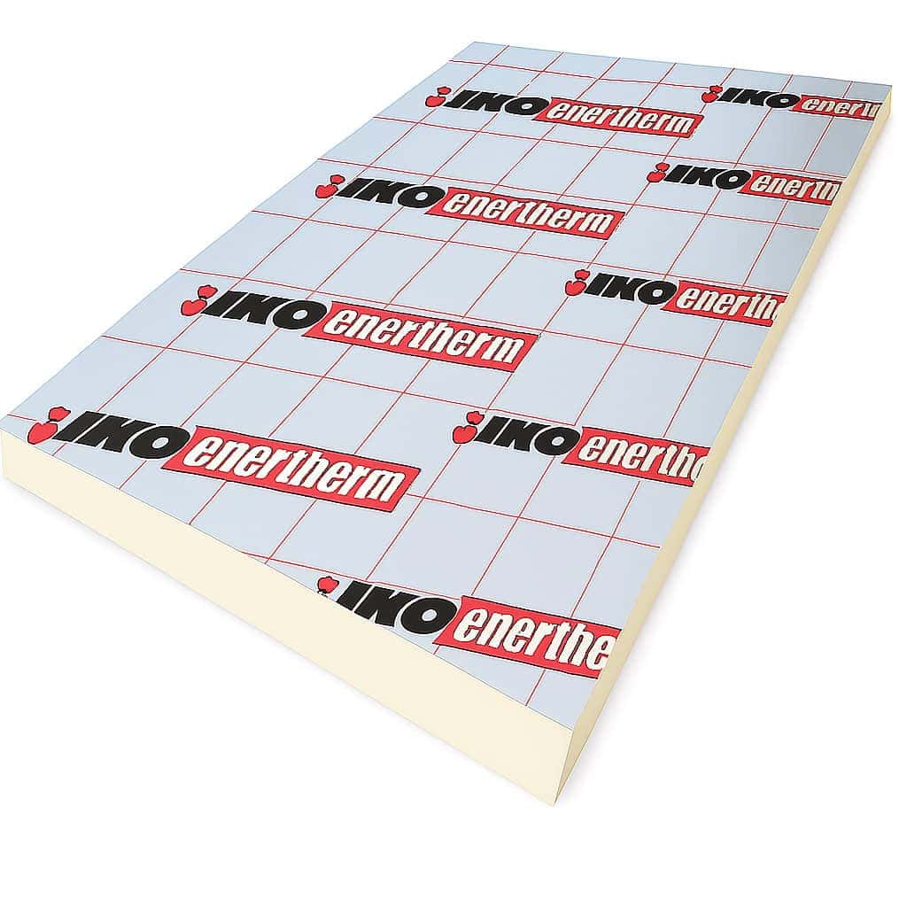 50mm IKO Enertherm ALU PIR Insulation Board 2400mm x 1200mm (8′ x 4′) 2.88m2