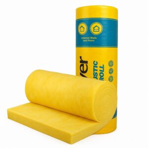 100mm Isover Acoustic Partition Insulation Roll - Glass Mineral Wool 11m2