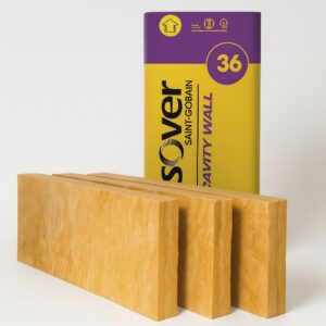 100mm Isover CWS 36 Cavity Wall Slab 6.55m2 Pack