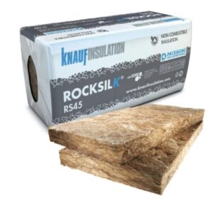 25mm Knauf Rocksilk RS45 Building Insulation Slab 1200mm x 600mm 14.4m2 Pack
