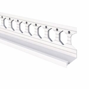 10mm White Plastic Bellcast Bead 2.5m Pack of 50